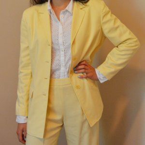 90's Light Yellow Suit